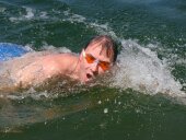 Strausseeschwimmen - Lothar